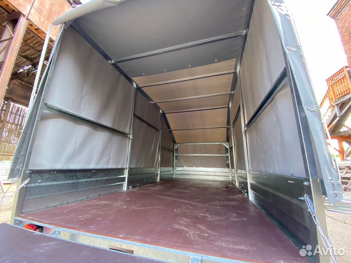 Прицеп 3.5 оцинкованный с тентом