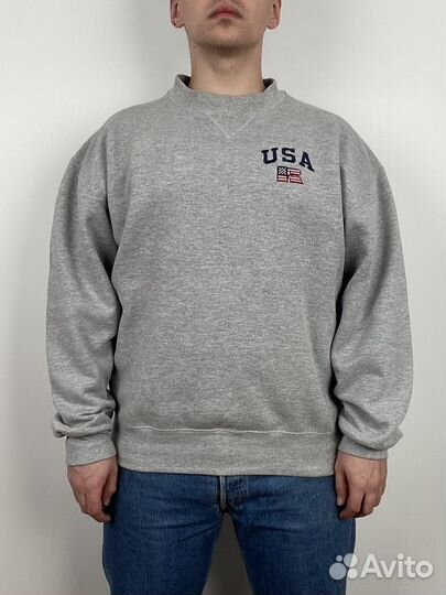 Russel USA Vintage Sweatshirt Ralph Lauren Stussy