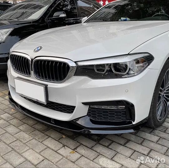 Губа передний bmw g30 m tech sport дорест