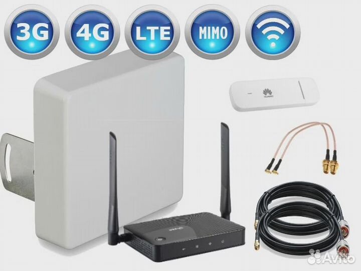 Интернет в частный дом 4G (безлимитный)