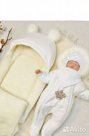 Конверт на выписку для девочки зима