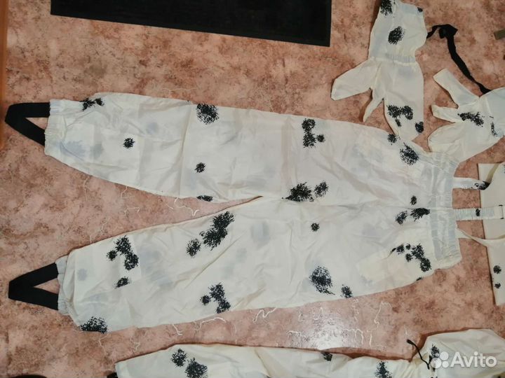 Маскировочный костюм белый, зима