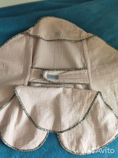 Легкий хлопковый конверт на выписку