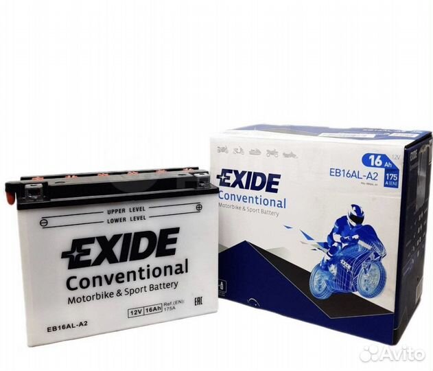 Exide EB16AL-A2 Аккумулятор для мототехники