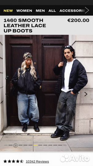 44eu Dr Martens 1460 Оригинал Новые Ботинки