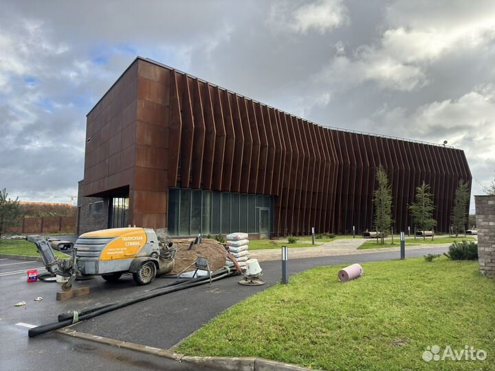 Полусухая стяжка пола / машинная стяжка