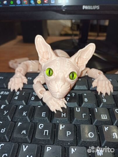 Кот сфинкс 3D печать