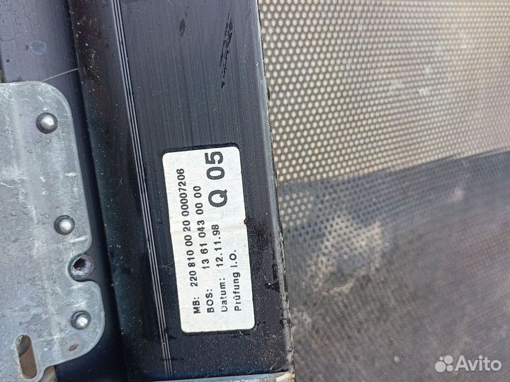 Шторка багажника Mercedes-Benz S (W220