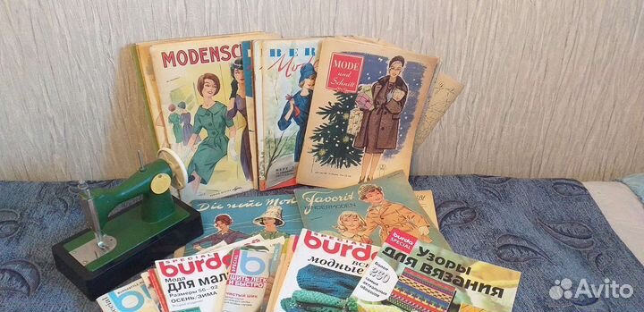 Ретро журналы мод на немецком