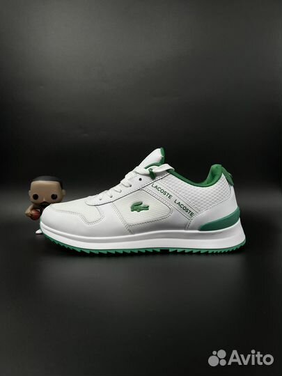 Кроссовки Lacoste Partner White/Green зеленые