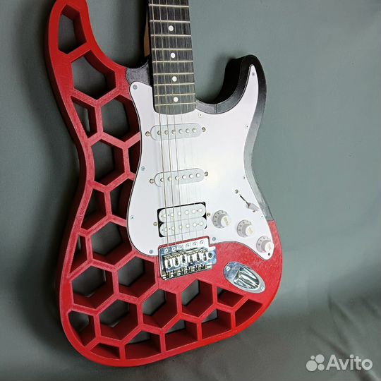 Электрогитара Stratocaster сделана на 3д принтере