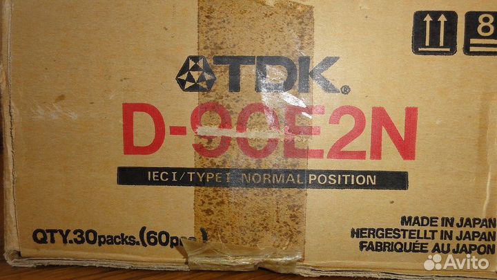 Аудиокассета TDK D90 Оригинал