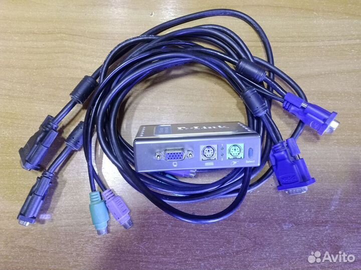 Комплект для мини-переключателя KVM на 2 порта DKV