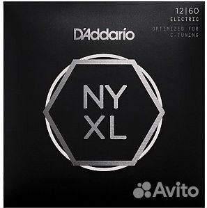 Струны для электро гитары 12-60 D'addario nyxl1260