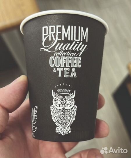 Бумажные стаканчики люкс