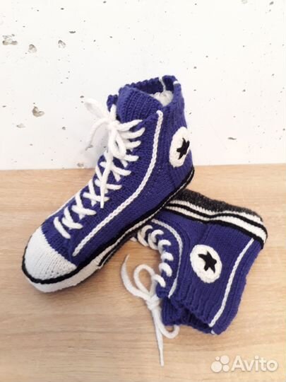 Вязаные носки-кеды Converse мужские