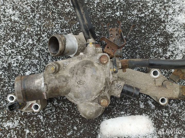 Корпус термостата hyundai sonata 4