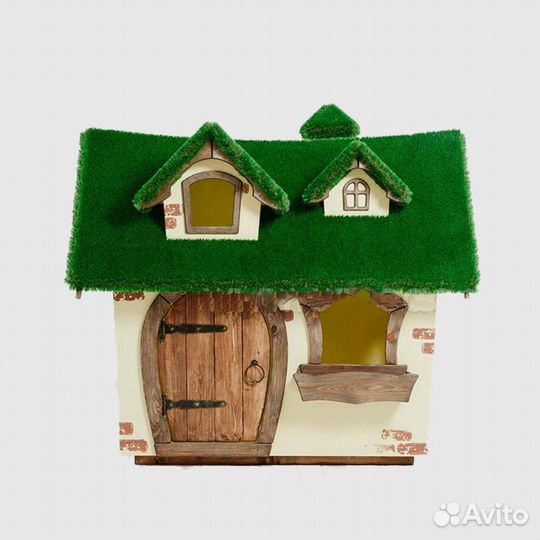 Топиарные фигуры. Домик, гном и гриб