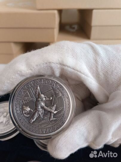 Соломоновы о. 5 дол, 2017 год. Серия Гладиаторы