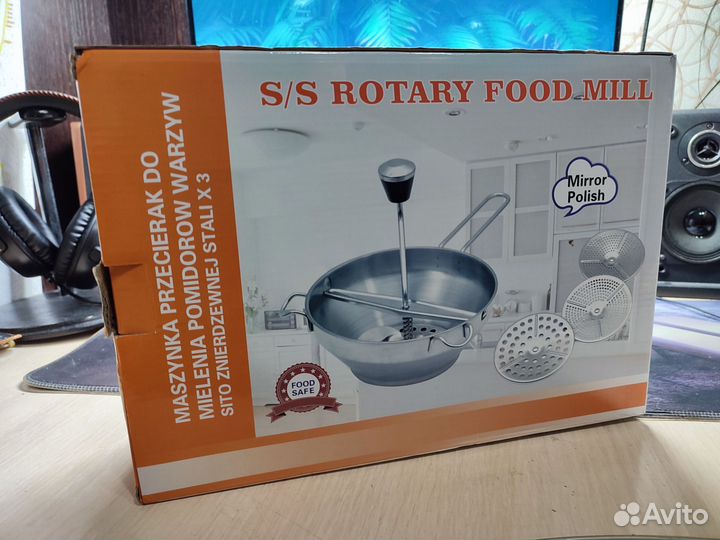 Терка для протирки овощей и фруктов