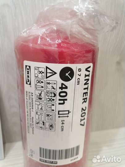 Свечи и открытки Икеа