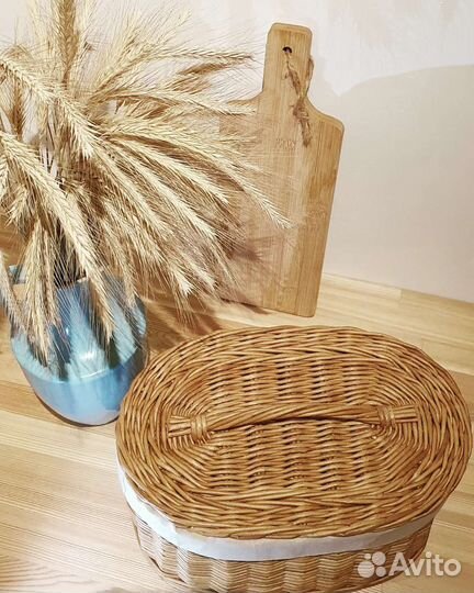 Хлебница плетеная