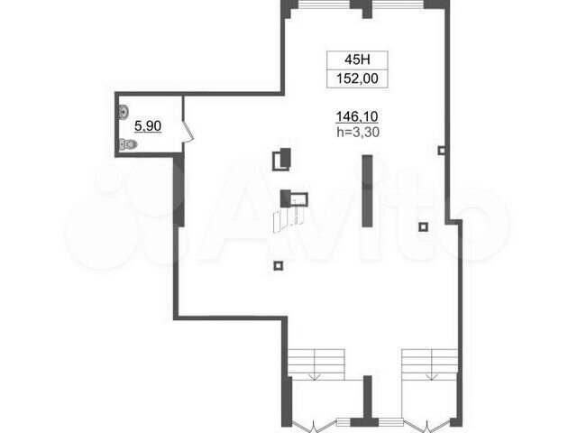 Продам помещение свободного назначения, 152 м²