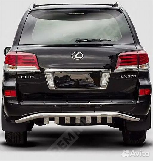 Защита переднего бампера toyota land cruiser 200