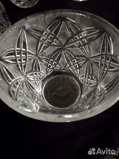 Салатник хрустальный