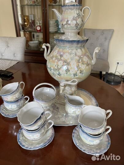 Сервиз чайный с самоваром Коростень