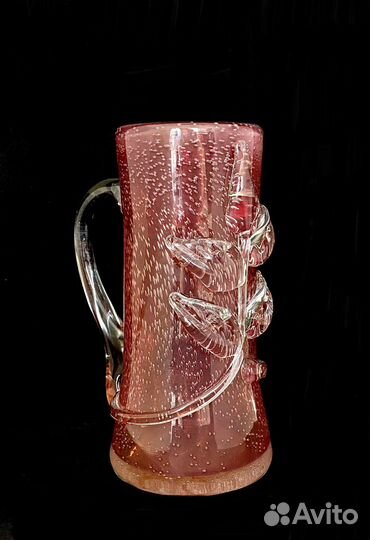 Пивная кружка бокал цветное стекло, бульгазе