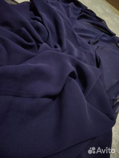 Ткань шифон натуральный шелк СССР