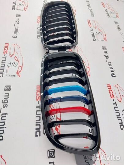 Спойлер на BMW 2 series F22 CS Style Черный глянец