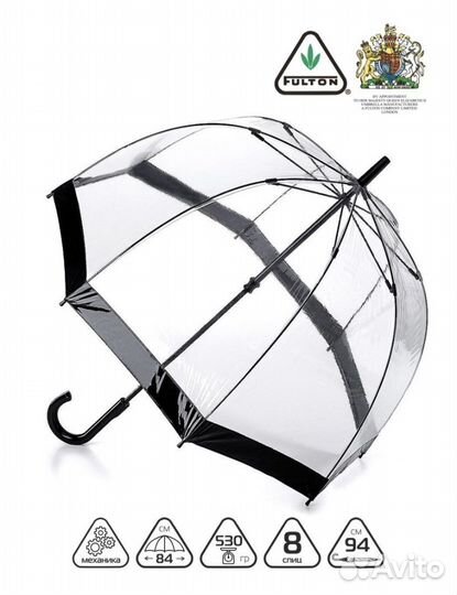 Зонт, прозрачный зонт, зонт для фотосессии