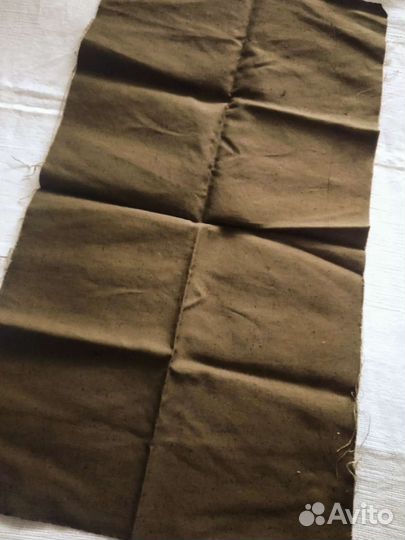 Брезент. Плашевка. Новая. Хаки. Ткань ссср.Винтаж