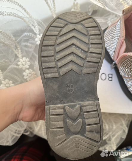 Ботинки демисезонные для девочки 26 размер