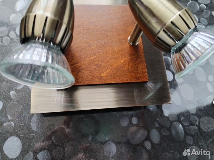 Акцентный светильник Fortuna Bar Spot Bronze 2x50W