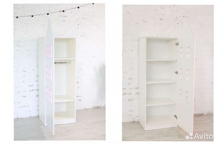 Шкаф Домик с окошками.Бесплатная доставка