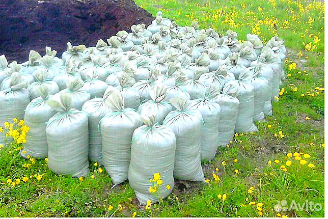 Навоз, компост, (конский) в мешках