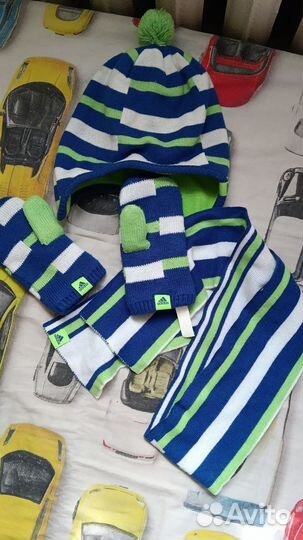 Комплект шапка и шарф для мальчика