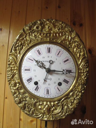 Часы с календарем «calenge».19в. Редкие