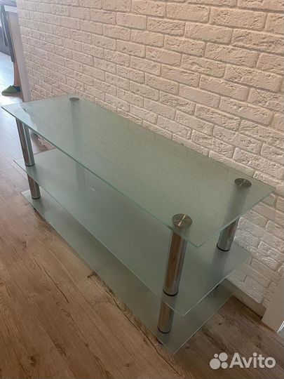 Тумба для телевизора стекло