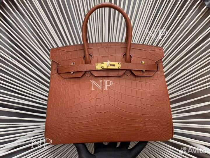 Сумка Hermes Birkin 30 коричневая