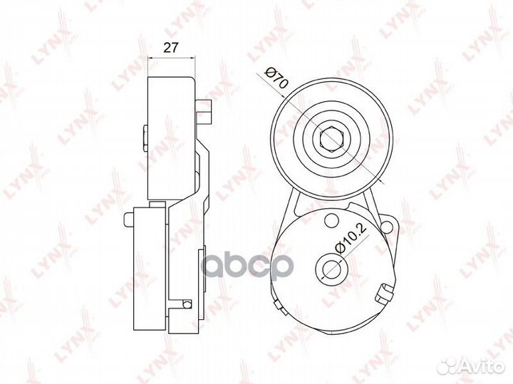 Натяжитель ремня навесного оборудования PT3029