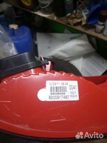Фара задняя renault clio2