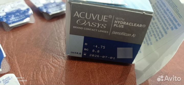 Линзы контактные acuvue oasys двухнедельные