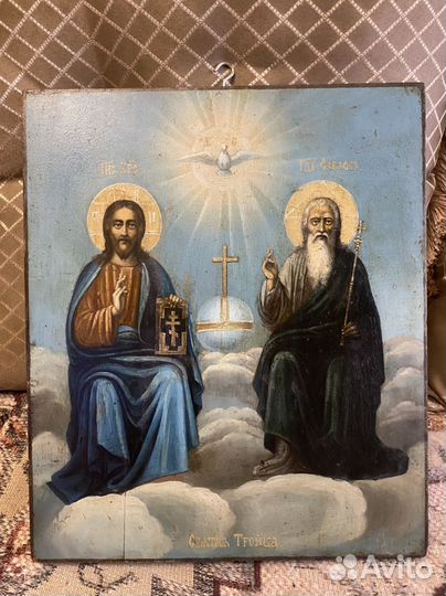 Икона Троица 19 в оригинал