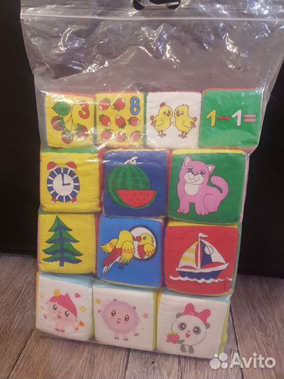 Мягкие кубик