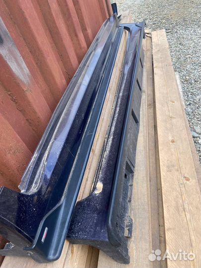 Накладки на пороги Subaru wrx sti grb gvf