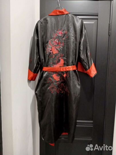 Японский шёлковый халат